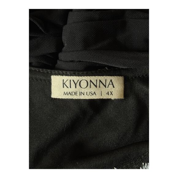 Kiyonna Plus size Eternal Embroidered bodice evening gown dress size 4X - Picture 6 of 7